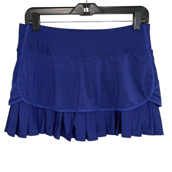 Athleta Purple Striped Good Match Tennis Skort Women's Size Small - Picture 1 of 6